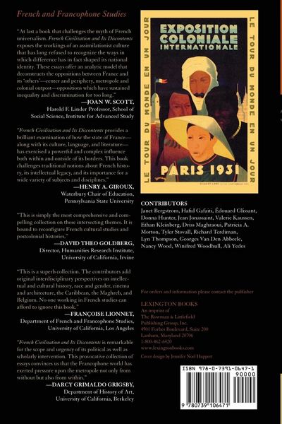 Produktbild: French Civilization and Its Discontents