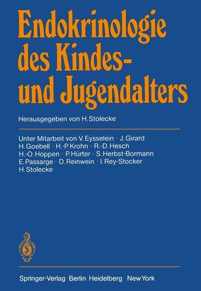 Endokrinologie des Kindes- und Jugendalters, Taschenbuch von , Springer Berlin, 9783642966958