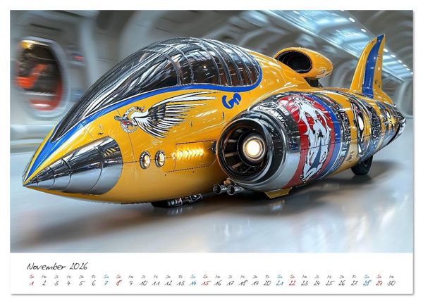 Produktbild: Coole Flitzer (Wandkalender 2026 DIN A3 quer), CALVENDO Monatskalender