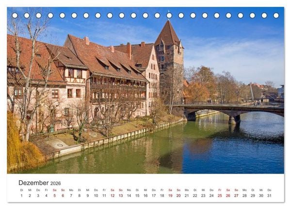 Produktbild: Franken - Malerische Orte und Landschaften (Tischkalender 2026 DIN A5 quer), CALVENDO Monatskalender