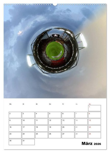 Produktbild: The tiny world of HAMBURG (Wandkalender 2026 DIN A2 hoch), CALVENDO Monatskalender