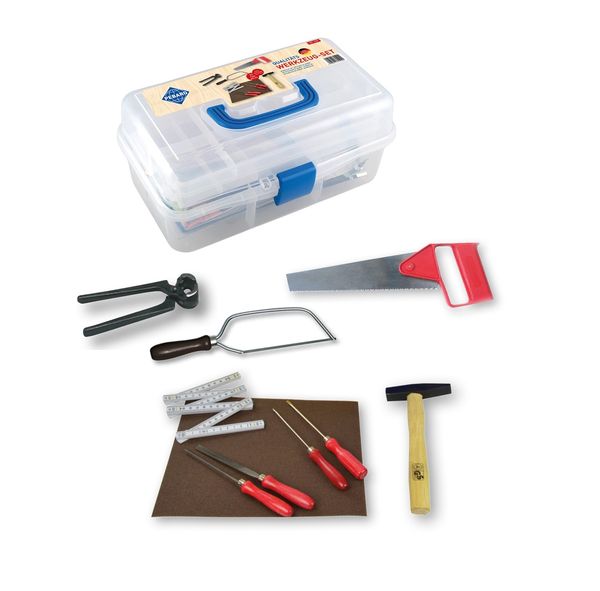 Produktbild: PEBARO 645 - Werkzeug-Set im Kunststoffkoffer, 11-teilig