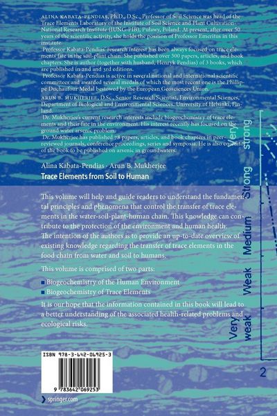 Produktbild: Trace Elements from Soil to Human