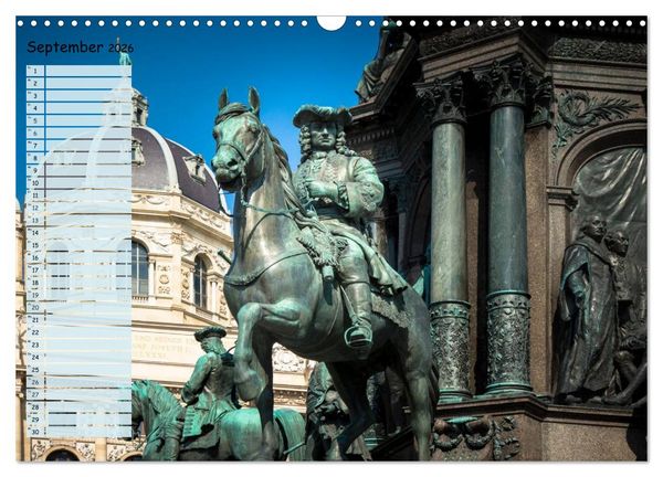 Produktbild: Wien f&uuml;r Liebhaber und Interessierte (Wandkalender 2026 DIN A3 quer), CALVENDO Monatskalender