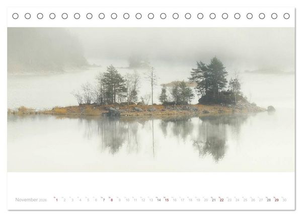 Produktbild: Unterwegs am Eibsee (Tischkalender 2026 DIN A5 quer), CALVENDO Monatskalender