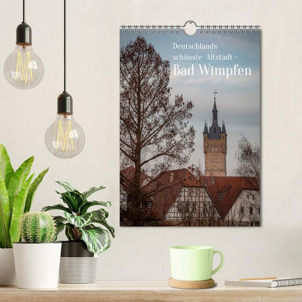 Produktbild: Deutschlands sch&ouml;nste Altstadt - Bad Wimpfen (Wandkalender 2027 DIN A4 hoch), CALVENDO Monatskalender