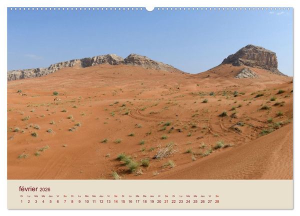 Produktbild: Entre pierres et sable (Calendrier mural 2026 DIN A2 vertical), CALVENDO calendrier mensuel
