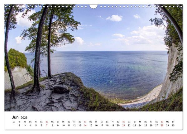 Produktbild: Der Hochuferweg im Jasmund Nationalpark (Wandkalender 2026 DIN A3 quer), CALVENDO Monatskalender
