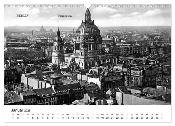 Produktbild: Gr&uuml;&szlig;e aus dem alten Berlin (Wandkalender 2026 DIN A3 quer), CALVENDO Monatskalender