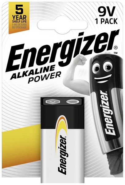 Energizer Power 6LR61 9 V Block-Batterie Alkali-Mangan 9 V 1 St.