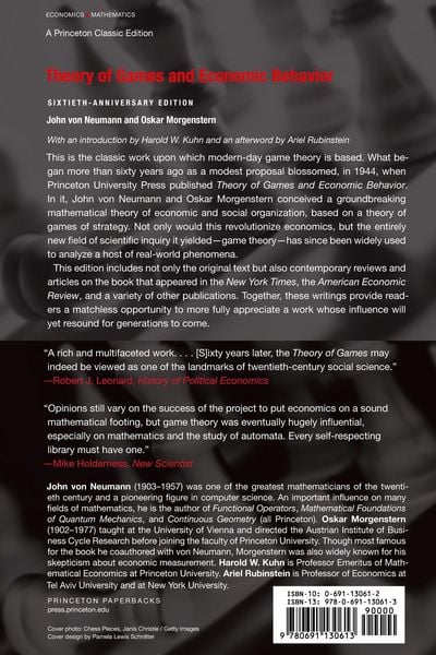 Produktbild: Theory of Games and Economic Behavior