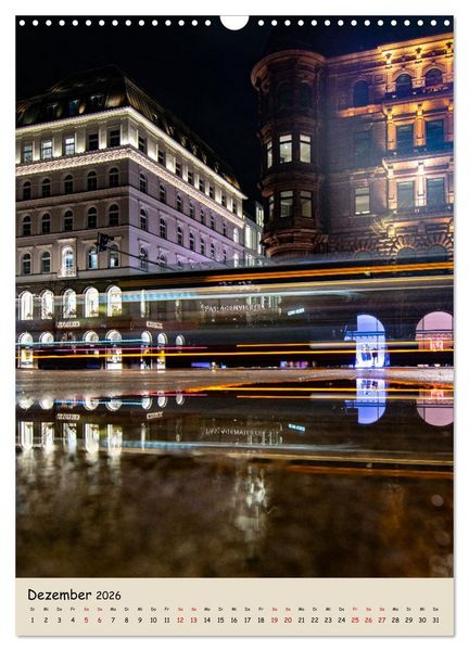 Produktbild: Hamburg Spiegelungen 2026 (Wandkalender 2026 DIN A3 hoch), CALVENDO Monatskalender