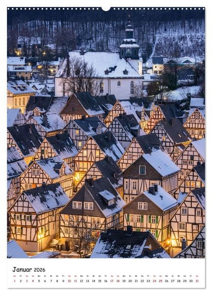 Produktbild: Streifz&uuml;ge durch Nordrhein-Westfalen (Wandkalender 2026 DIN A2 hoch), CALVENDO Monatskalender
