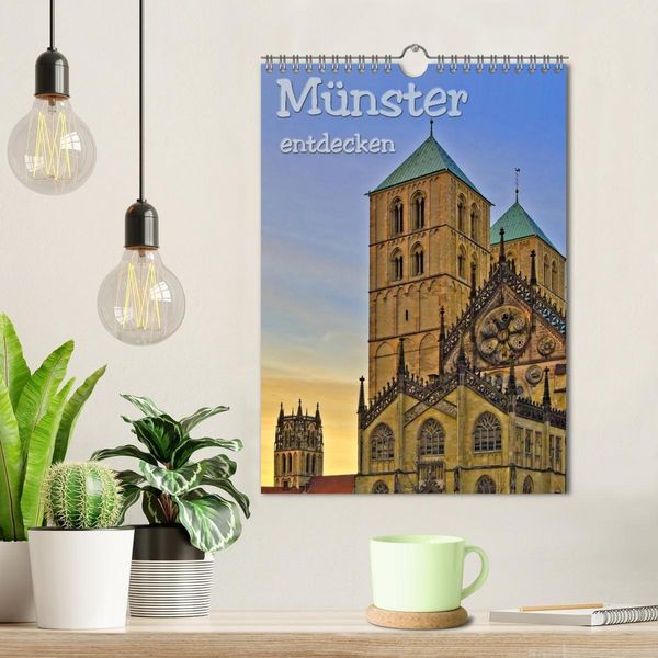 Produktbild: M&uuml;nster entdecken (Wandkalender 2027 DIN A4 hoch), CALVENDO Monatskalender