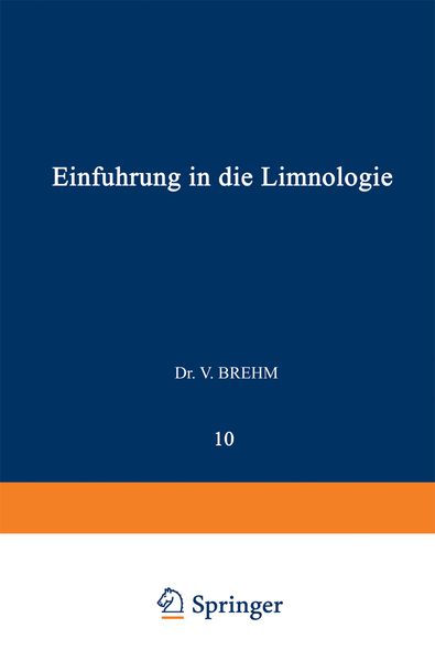 Einführung in die Limnologie, Taschenbuch von Vinzenz Brehm, Springer Berlin, 9783642485282