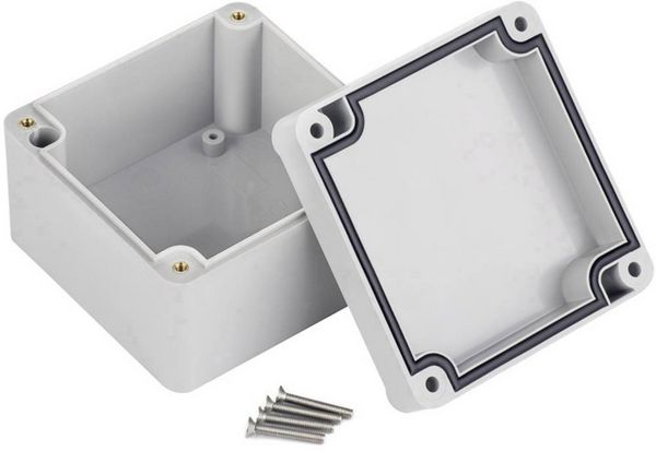 Produktbild: TRU COMPONENTS TC-7910780 Universal-Geh&auml;use 82 x 80 x 55 ABS Grau 1St.