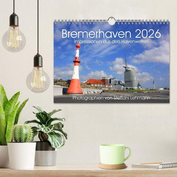 Produktbild: Bremerhaven 2026. Impressionen aus den Havenwelten (Wandkalender 2026 DIN A4 quer), CALVENDO Monatskalender