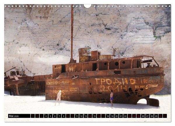 Produktbild: Schiffswracks - morbide Sch&ouml;nheiten (Wandkalender 2026 DIN A3 quer), CALVENDO Monatskalender