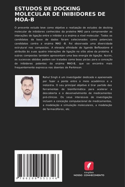 Produktbild: Estudos De Docking Molecular De Inibidores De Moa-B