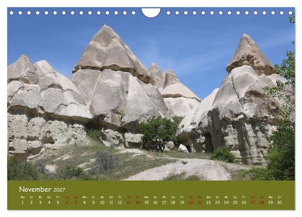 Produktbild: Das Liebestal. Die wundersamen Feenkamine von Kappadokien (Wandkalender 2027 DIN A4 quer), CALVENDO Monatskalender