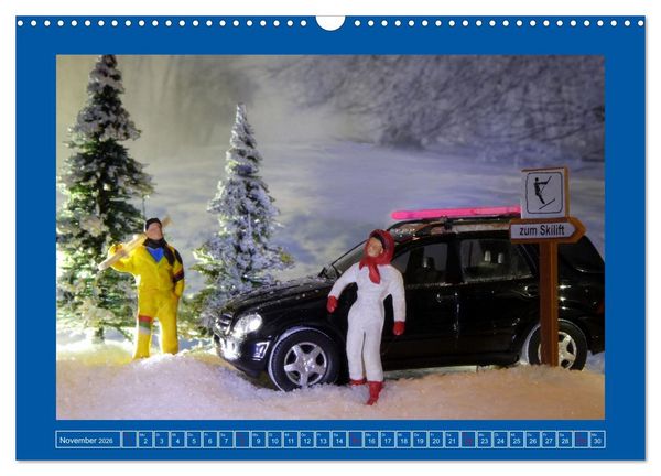 Produktbild: Die Welt der kleinen Autos (Wandkalender 2026 DIN A3 quer), CALVENDO Monatskalender