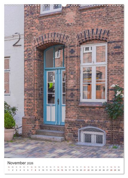 Produktbild: Husumer Ansichten, malerische Hafenstadt an der Nordsee (Wandkalender 2026 DIN A2 hoch), CALVENDO Monatskalender