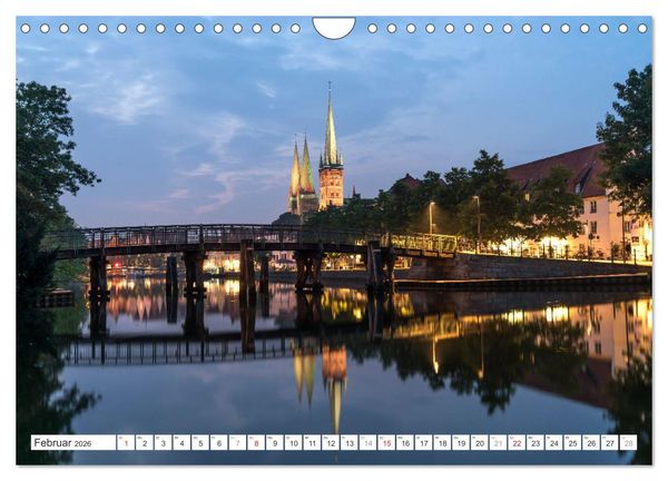 Produktbild: Schleswig-Holstein - Hansestadt L&uuml;beck (Wandkalender 2026 DIN A4 quer), CALVENDO Monatskalender