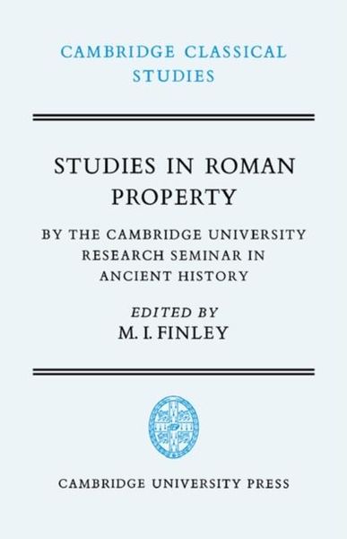 Produktbild: Studies in Roman Property