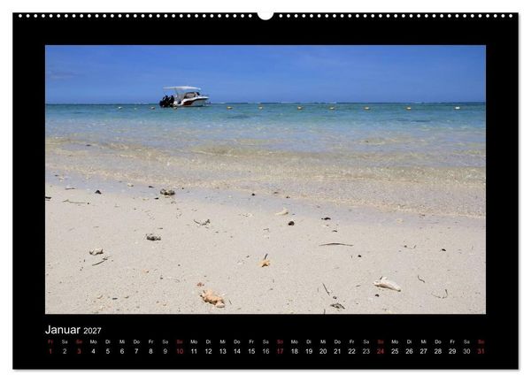 Produktbild: Mauritius - traumhaft und unvergesslich (hochwertiger Premium Wandkalender 2027 DIN A2 quer), Kunstdruck in Hochglanz