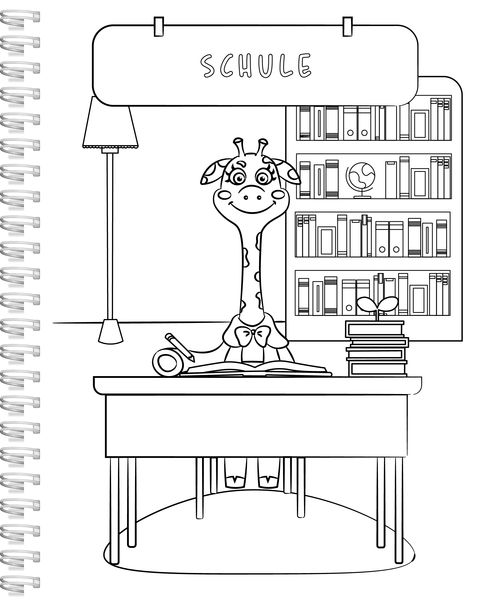 Produktbild: Lustige Tiere Malbuch