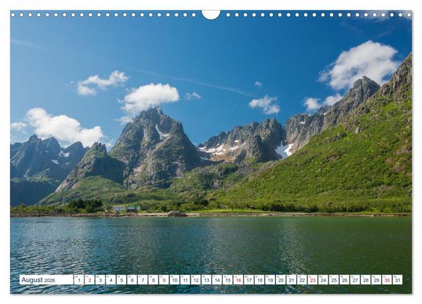 Produktbild: Lofoten Vester&aring;len (Wandkalender 2026 DIN A3 quer), CALVENDO Monatskalender