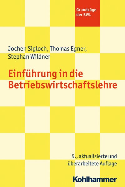 Produktbild: Einf&uuml;hrung in die Betriebswirtschaftslehre