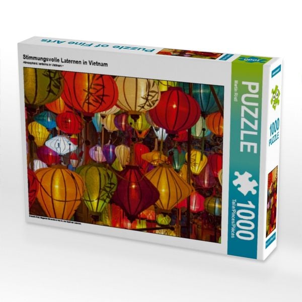 Produktbild: CALVENDO Puzzle Stimmungsvolle Laternen in Vietnam | 1000 Teile Lege-Gr&ouml;&szlig;e 64x48cm Foto-Puzzle f&uuml;r gl&uuml;ckliche Stunden