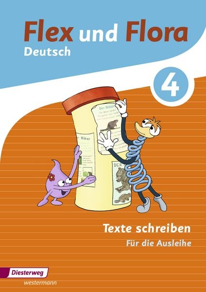 Produktbild: Flex und Flora. Heft Texte schreiben 4: F&uuml;r die Ausleihe