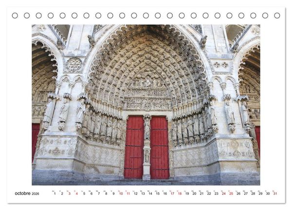 Produktbild: Amiens - Capitale de la Somme (Calendrier de bureau 2026 DIN A5 vertical), CALVENDO calendrier mensuel