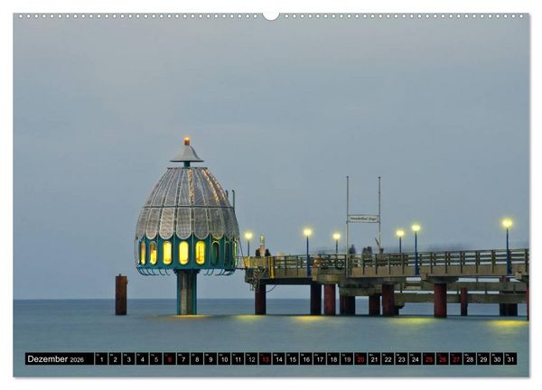 Produktbild: Fischland Dar&szlig; Zingst &ndash; Die Halbinsel an der Ostsee (Wandkalender 2026 DIN A2 quer), CALVENDO Monatskalender