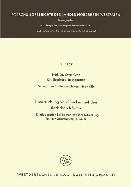 Produktbild: Untersuchungen von Drucken auf den tierischen K&ouml;rper