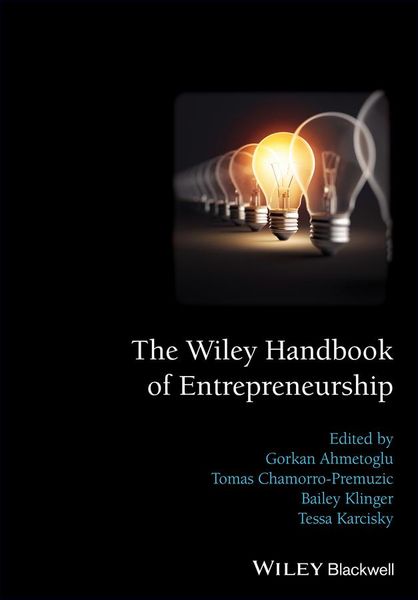 Produktbild: The Wiley Handbook of Entrepreneurship