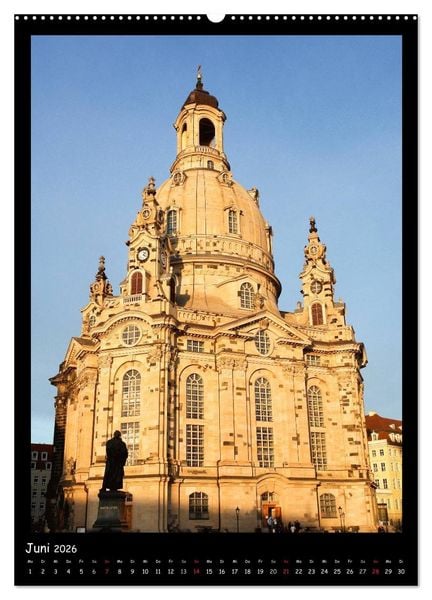 Produktbild: Frauenkirche Dresden (hochwertiger Premium Wandkalender 2026 DIN A2 hoch), Kunstdruck in Hochglanz