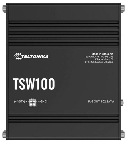 Produktbild: Teltonika TSW100010000 TSW100 Ethernet Switch