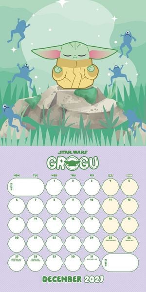 Produktbild: Star Wars &ndash; Grogu 2027 &ndash; Offizieller Wandkalender