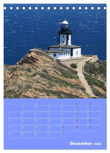 Produktbild: Fabelhaftes Korsika - Trauminsel im Mittelmeer (Tischkalender 2026 DIN A5 hoch), CALVENDO Monatskalender