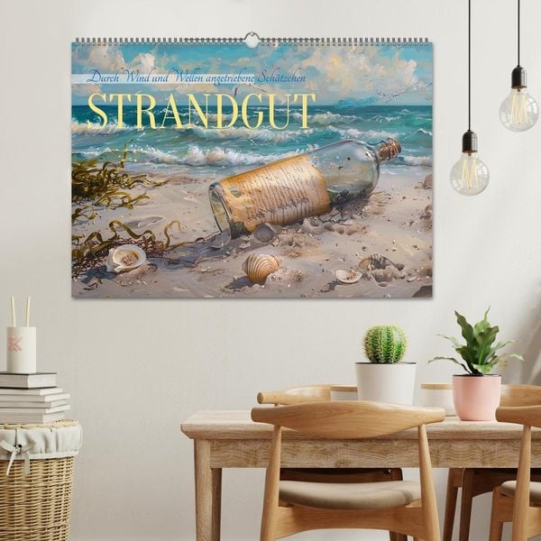 Produktbild: Strandgut (Wandkalender 2026 DIN A2 quer), CALVENDO Monatskalender