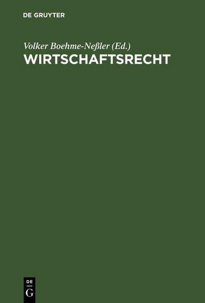 Produktbild: Wirtschaftsrecht