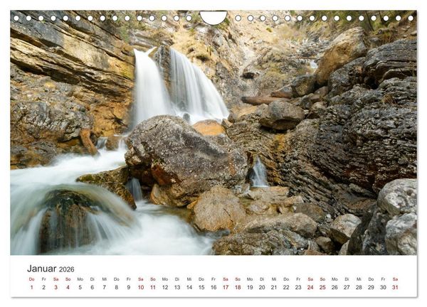 Produktbild: Wasser bewegt - Wasserf&auml;lle und Stromschnellen (Wandkalender 2026 DIN A4 quer), CALVENDO Monatskalender