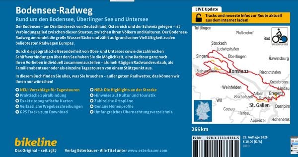 Produktbild: Bodensee-Radweg