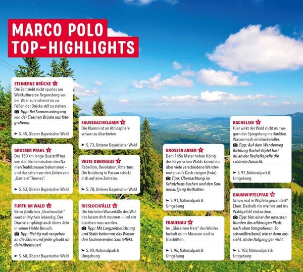 Produktbild: MARCO POLO Reisef&uuml;hrer Bayerischer Wald