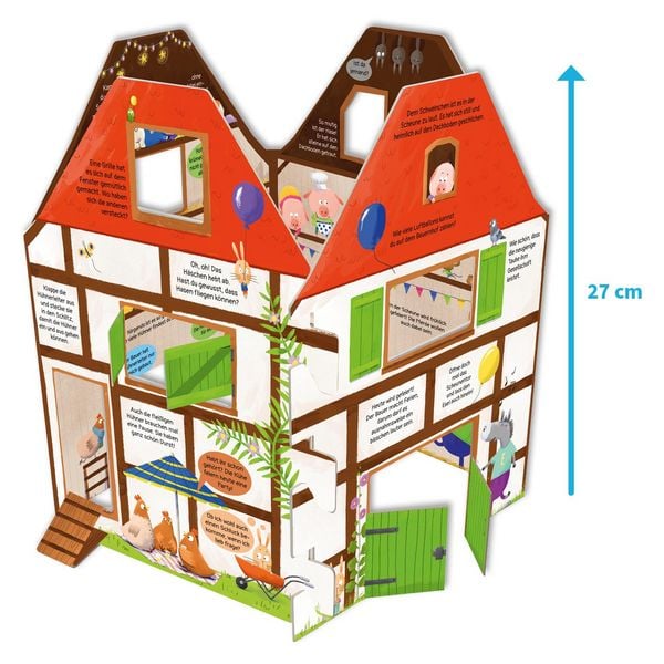 Produktbild: Buch & Spielhaus zum Aufstellen: Mein Bauernhof