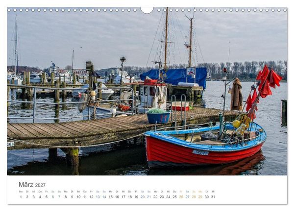 Produktbild: Fischereih&auml;fen an der Ostseek&uuml;ste (Wandkalender 2027 DIN A3 quer), CALVENDO Monatskalender