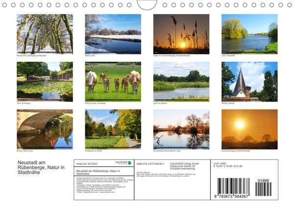 Produktbild: Neustadt am R&uuml;benberge Natur in Stadtn&auml;he (Wandkalender 2022 DIN A4 quer)